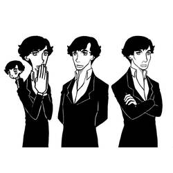 Dessin à colorier: Sherlock (Films et Séries TV) #153512 - Coloriages à Imprimer Gratuits