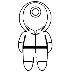 Dessin à colorier: Squid Game (Films et Séries TV) #176277 - Coloriages à Imprimer Gratuits