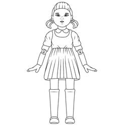 Dessin à colorier: Squid Game (Films et Séries TV) #176282 - Coloriages à Imprimer Gratuits