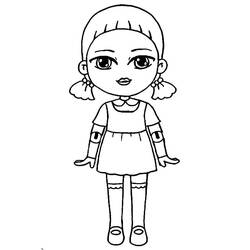 Dessin à colorier: Squid Game (Films et Séries TV) #176286 - Coloriages à Imprimer Gratuits