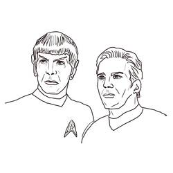 Coloriage Star Trek (Films et Séries TV) #200499 à imprimer et colorier