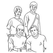Dessin à colorier: Star Trek (Films et Séries TV) #70165 - Coloriages à Imprimer Gratuits