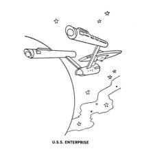 Dessin à colorier: Star Trek (Films et Séries TV) #70261 - Coloriages à Imprimer Gratuits
