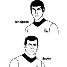 Dessin à colorier: Star Trek (Films et Séries TV) #70277 - Coloriages à Imprimer Gratuits