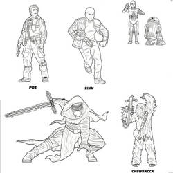 Coloriage Star Wars (Films et Séries TV) #172314 à imprimer et colorier