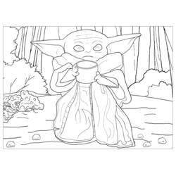 Coloriage Star Wars (Films et Séries TV) #172335 à imprimer et colorier