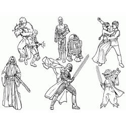 Coloriage Star Wars (Films et Séries TV) #172343 à imprimer et colorier