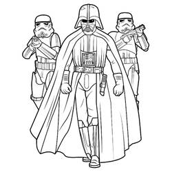Coloriage Star Wars (Films et Séries TV) #172354 à imprimer et colorier