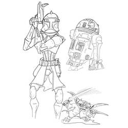 Coloriage Star Wars (Films et Séries TV) #70760 à imprimer et colorier