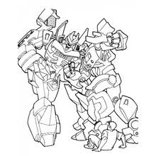 Dessin à colorier: Transformers (Films et Séries TV) #75119 - Coloriages à Imprimer Gratuits