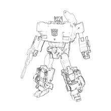 Dessin à colorier: Transformers (Films et Séries TV) #75245 - Coloriages à Imprimer Gratuits