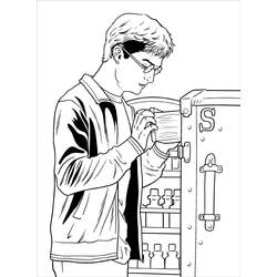 Dessin à colorier: Harry Potter (Films) #69690 - Coloriages à Imprimer Gratuits