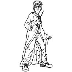 Dessin à colorier: Harry Potter (Films) #69794 - Coloriages à Imprimer Gratuits