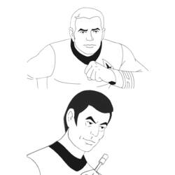 Dessin à colorier: Star Trek (Films) #70134 - Coloriages à Imprimer Gratuits