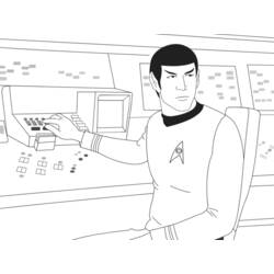 Dessin à colorier: Star Trek (Films) #70139 - Coloriages à Imprimer Gratuits