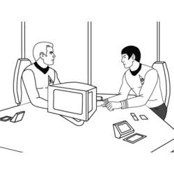 Dessin à colorier: Star Trek (Films) #70142 - Coloriages à Imprimer Gratuits