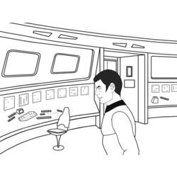 Dessin à colorier: Star Trek (Films) #70156 - Coloriages à Imprimer Gratuits