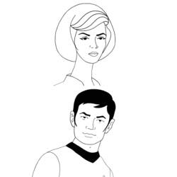 Dessin à colorier: Star Trek (Films) #70167 - Coloriages à Imprimer Gratuits