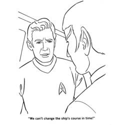 Dessin à colorier: Star Trek (Films) #70232 - Coloriages à Imprimer Gratuits