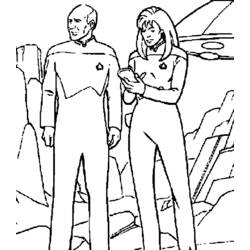 Dessin à colorier: Star Trek (Films) #70238 - Coloriages à Imprimer Gratuits