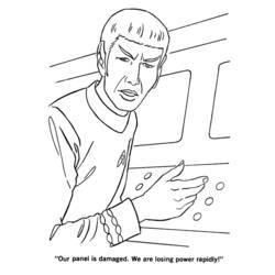 Dessin à colorier: Star Trek (Films) #70242 - Coloriages à Imprimer Gratuits