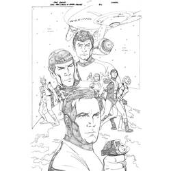 Dessin à colorier: Star Trek (Films) #70301 - Coloriages à imprimer