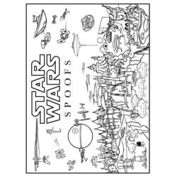 Dessin à colorier: Star Wars (Films) #70575 - Coloriages à Imprimer Gratuits