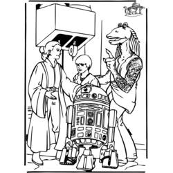 Dessin à colorier: Star Wars (Films) #70697 - Coloriages à Imprimer Gratuits