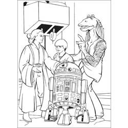 Dessin à colorier: Star Wars (Films) #70813 - Coloriages à Imprimer Gratuits