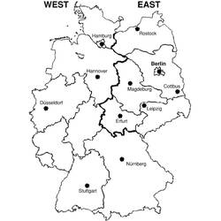 Dessin à colorier: Allemagne (Géographie et Lieux) #183900 - Coloriages à Imprimer Gratuits
