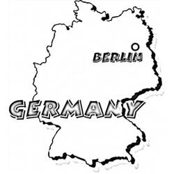 Dessin à colorier: Allemagne (Géographie et Lieux) #183901 - Coloriages à Imprimer Gratuits