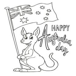Dessin à colorier: Australie (Géographie et Lieux) #184057 - Coloriages à Imprimer Gratuits