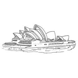 Dessin à colorier: Australie (Géographie et Lieux) #184062 - Coloriages à Imprimer Gratuits