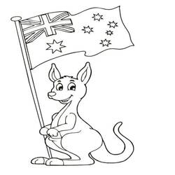 Dessin à colorier: Australie (Géographie et Lieux) #218122 - Coloriages à Imprimer Gratuits