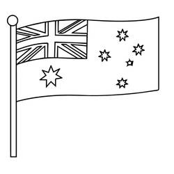 Dessin à colorier: Australie (Géographie et Lieux) #218124 - Coloriages à Imprimer Gratuits