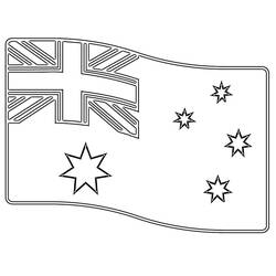 Dessin à colorier: Australie (Géographie et Lieux) #218130 - Coloriages à Imprimer Gratuits