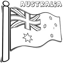 Dessin à colorier: Australie (Géographie et Lieux) #218132 - Coloriages à Imprimer Gratuits