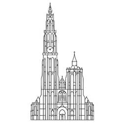 Dessin à colorier: Belgique (Géographie et Lieux) #189453 - Coloriages à Imprimer Gratuits
