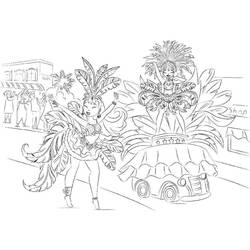 Dessin à colorier: Brésil (Géographie et Lieux) #184003 - Coloriages à Imprimer Gratuits