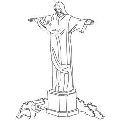 Dessin à colorier: Brésil (Géographie et Lieux) #184005 - Coloriages à Imprimer Gratuits
