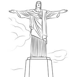 Dessin à colorier: Brésil (Géographie et Lieux) #184006 - Coloriages à Imprimer Gratuits