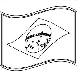 Dessin à colorier: Brésil (Géographie et Lieux) #184015 - Coloriages à Imprimer Gratuits