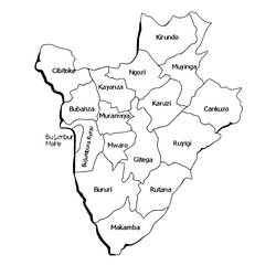 Dessin à colorier: Burundi (Géographie et Lieux) #191707 - Coloriages à Imprimer Gratuits