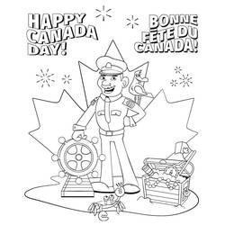 Dessin à colorier: Canada (Géographie et Lieux) #183808 - Coloriages à Imprimer Gratuits