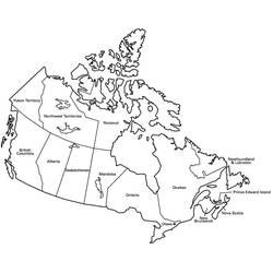 Dessin à colorier: Canada (Géographie et Lieux) #183821 - Coloriages à Imprimer Gratuits