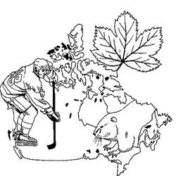 Dessin à colorier: Canada (Géographie et Lieux) #183825 - Coloriages à Imprimer Gratuits