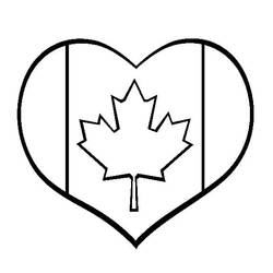 Dessin à colorier: Canada (Géographie et Lieux) #185403 - Coloriages à Imprimer Gratuits