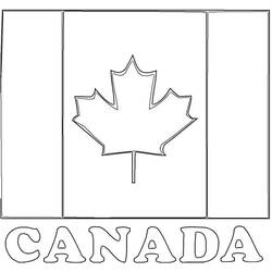 Dessin à colorier: Canada (Géographie et Lieux) #185406 - Coloriages à Imprimer Gratuits