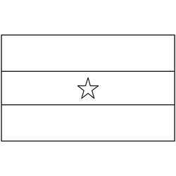 Dessin à colorier: Drapeau (Géographie et Lieux) #210703 - Coloriages à Imprimer Gratuits