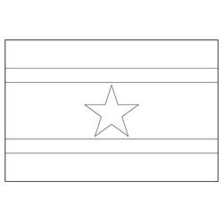 Dessin à colorier: Drapeau (Géographie et Lieux) #210708 - Coloriages à Imprimer Gratuits